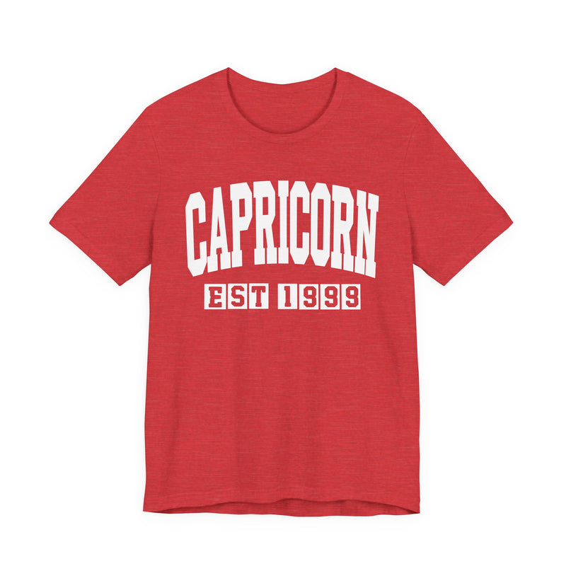 Capricorn EST (YEAR) Personalization — Zodiac Birthday T-Shirt