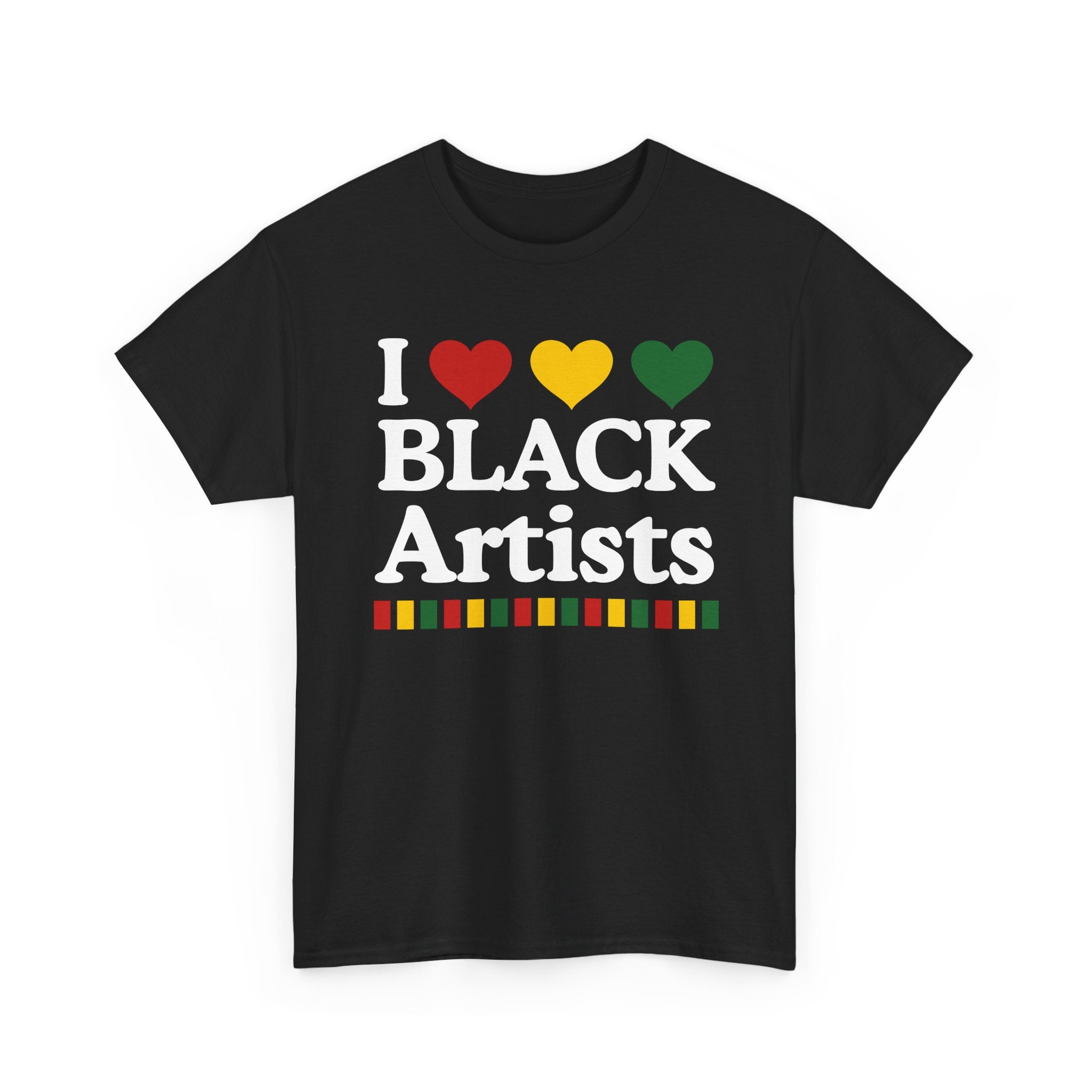 I Love Black Artists - Celebrating Black Excellence Tee Shirt