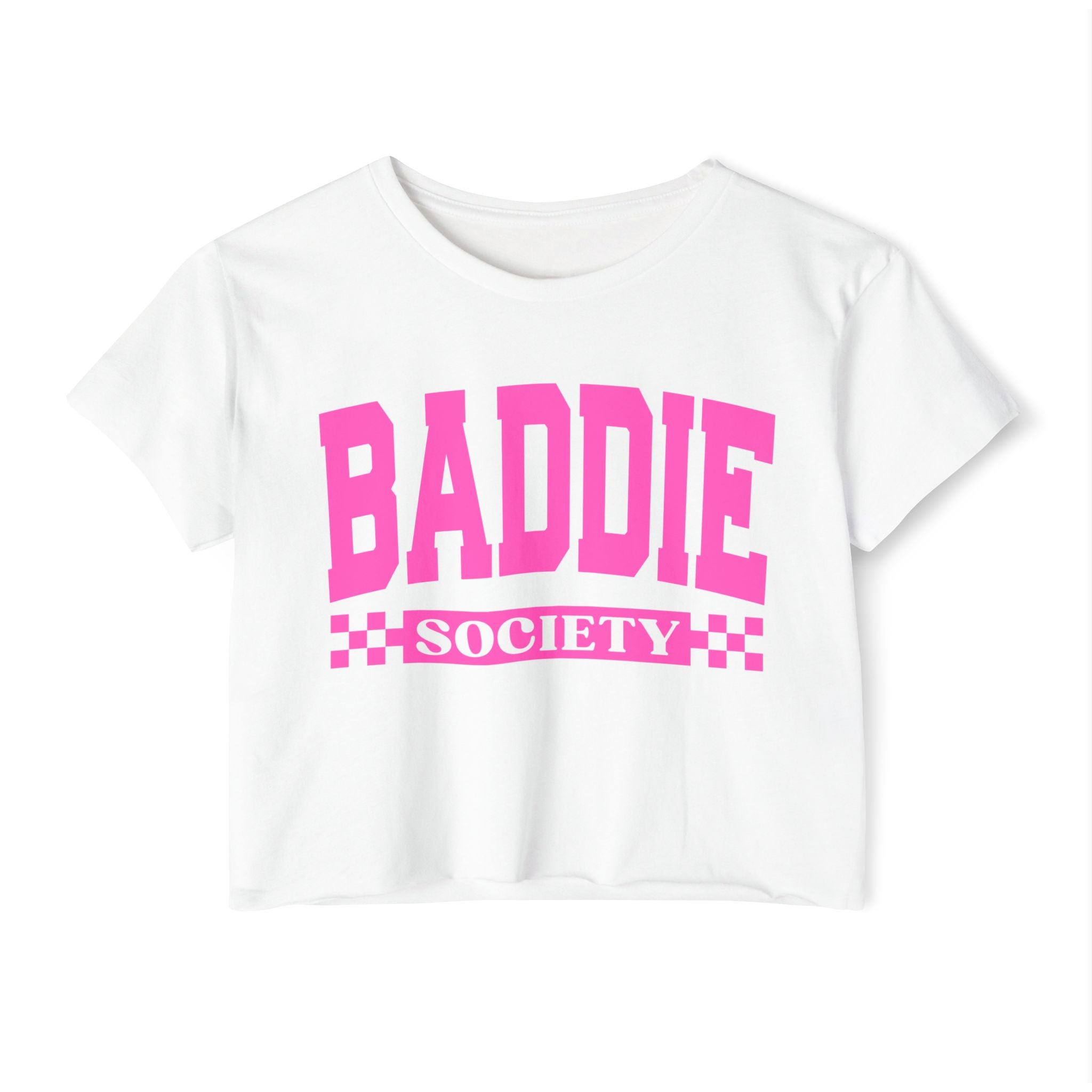 Baddie Society Crop Top — Women's Festival Graphic Tee