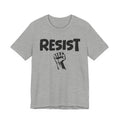 Resist - T-Shirt – Bold Protest Graphic Tee with Raised Fist