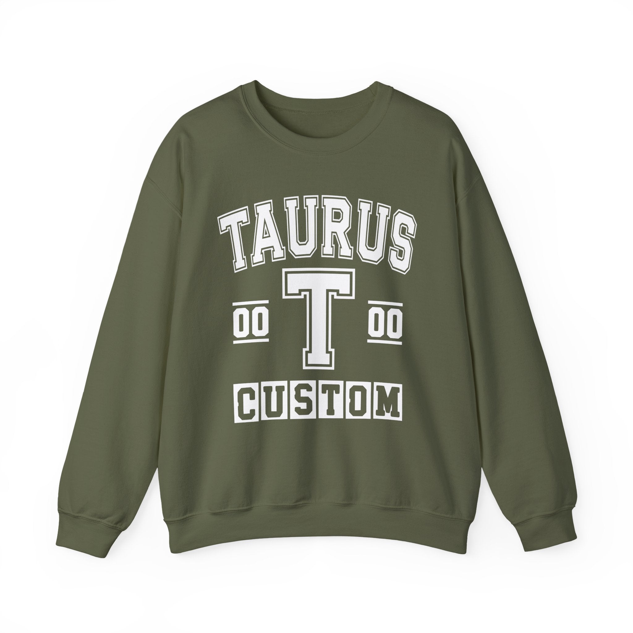 Custom Taurus Varsity Sweatshirt - Customize Birthday Day/Month/Year - Customize Gemini Season/Nation
