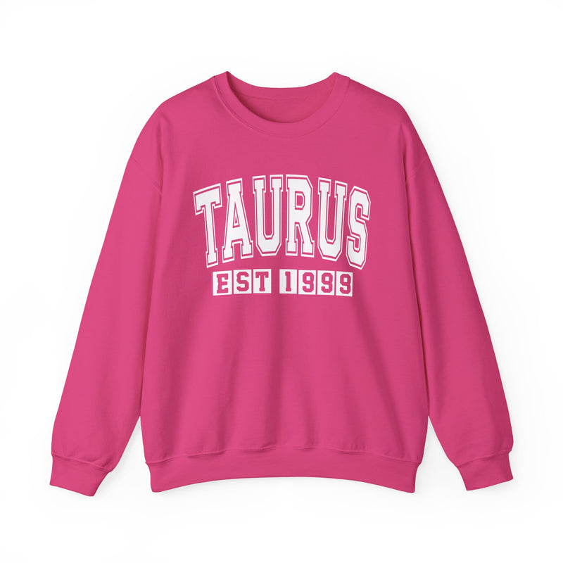 Taurus (EST YEAR) Personalization — Zodiac Graphic Sweatshirt