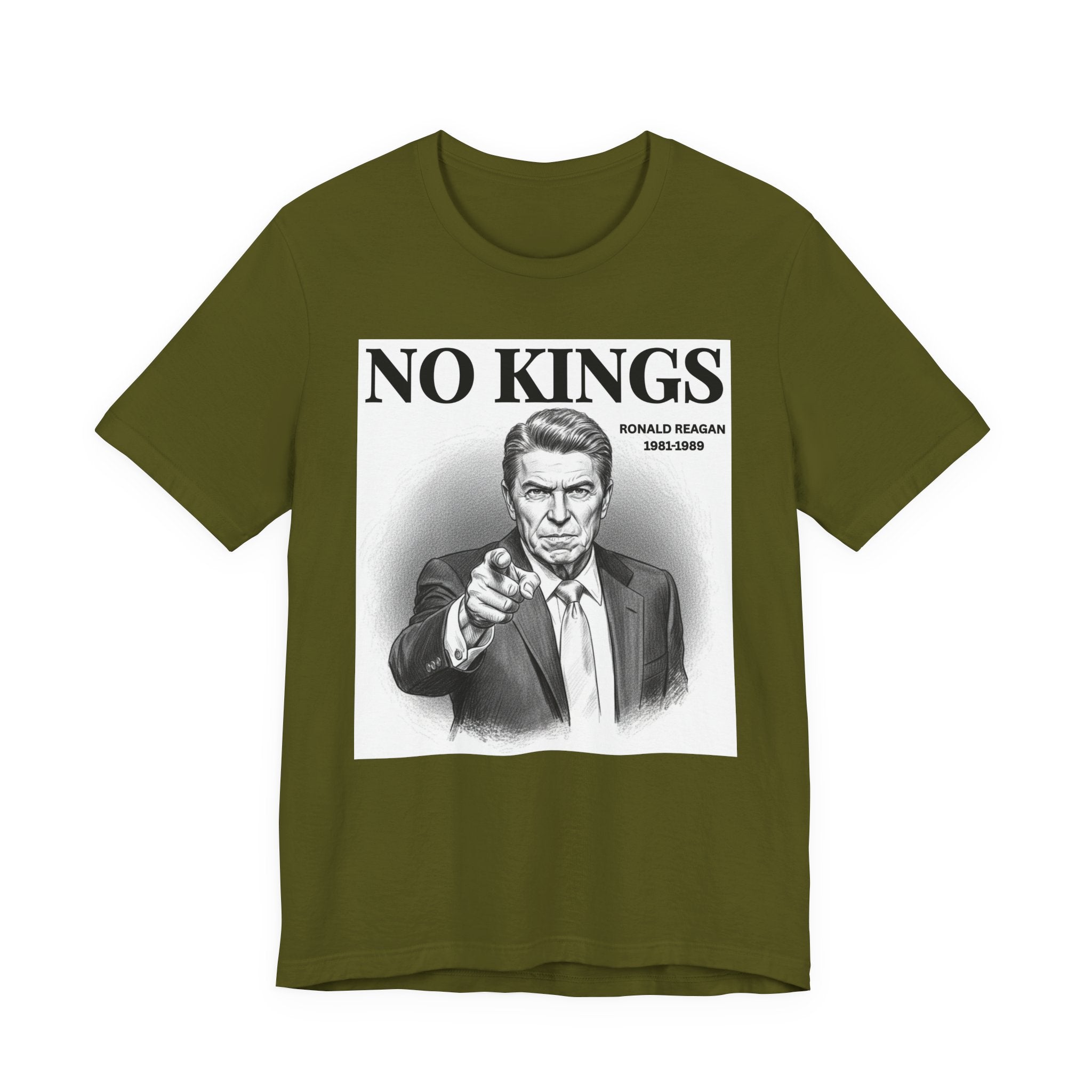 No Kings Ronald Reagan T-Shirt
