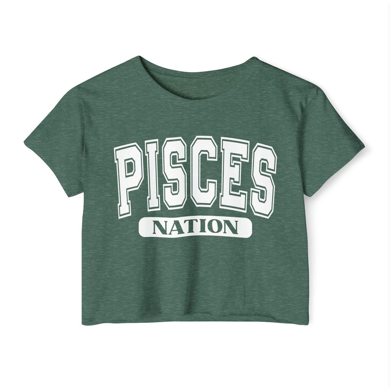 Pisces Nation — Women’s Zodiac Festival Crop Top