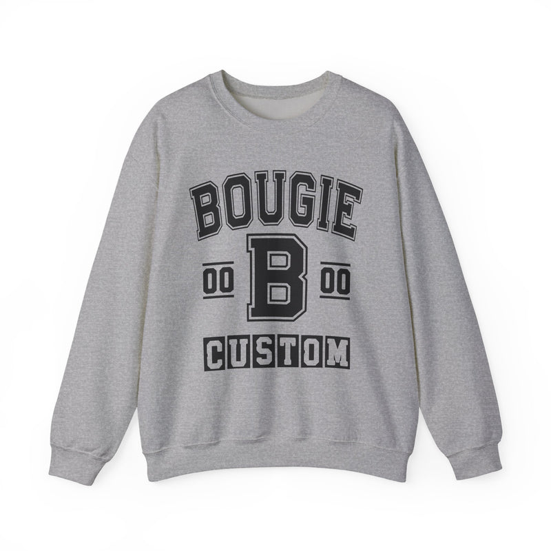 Custom Bougie Varsity Sweatshirt — Customize Birthday Day/Month/Year — Customize Gemini Season/Nation