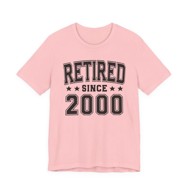 Retired Since (Personalized Date) —  Bride/Married T-shirt, Wedding & Anniversary Gift