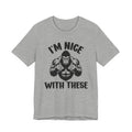 Copy of Copy of Copy of Copy of I Gets Busy With These - Funny Boxing MMA Fighter T-Shirt