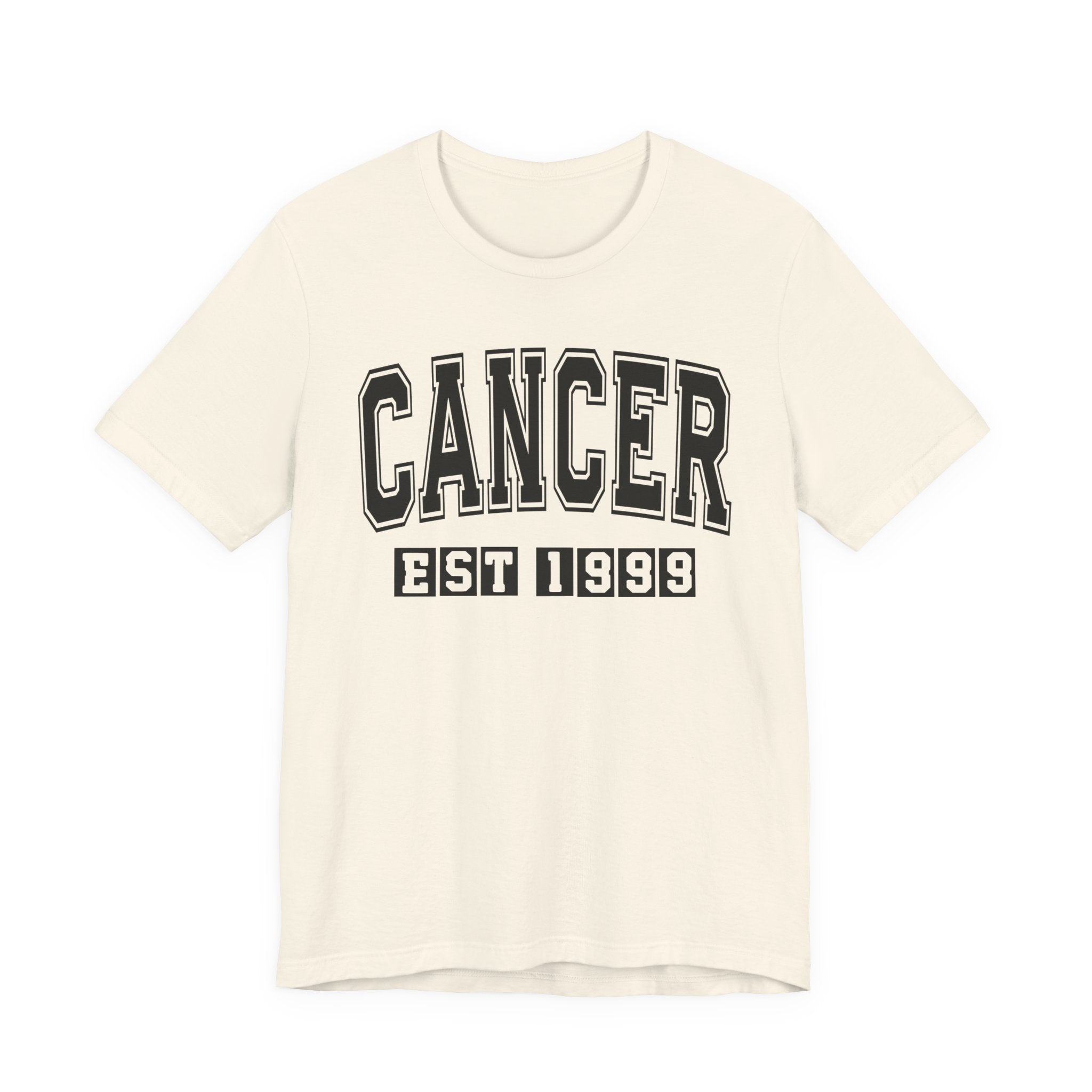Cancer EST (YEAR) Personalization — Zodiac Birthday Tee Shirt