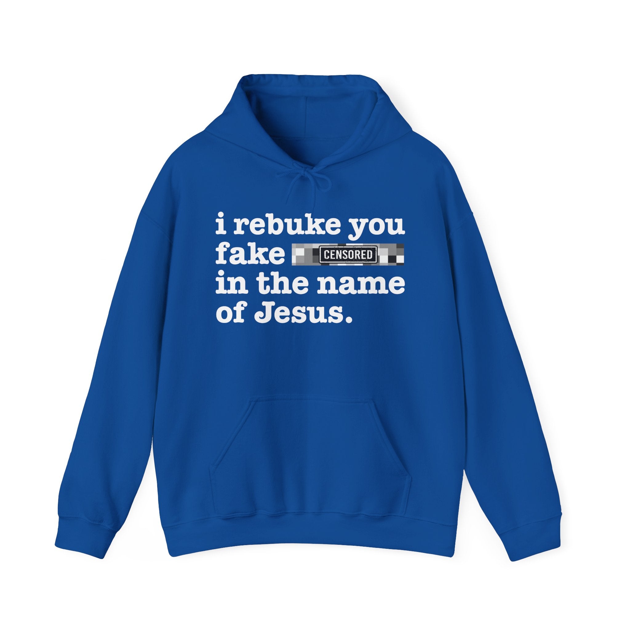 I rebuke you Fake Bitches in the name of Jesus — Sarcastic Christian Hoodie