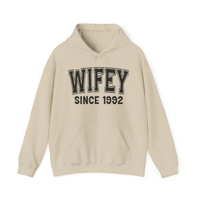 Wifey Personalization Hoodie — Add Your Special "Since Date"