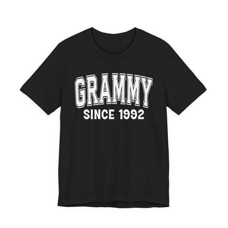 Grammy Personalization T-Shirt — Add Your Special "Since Date"