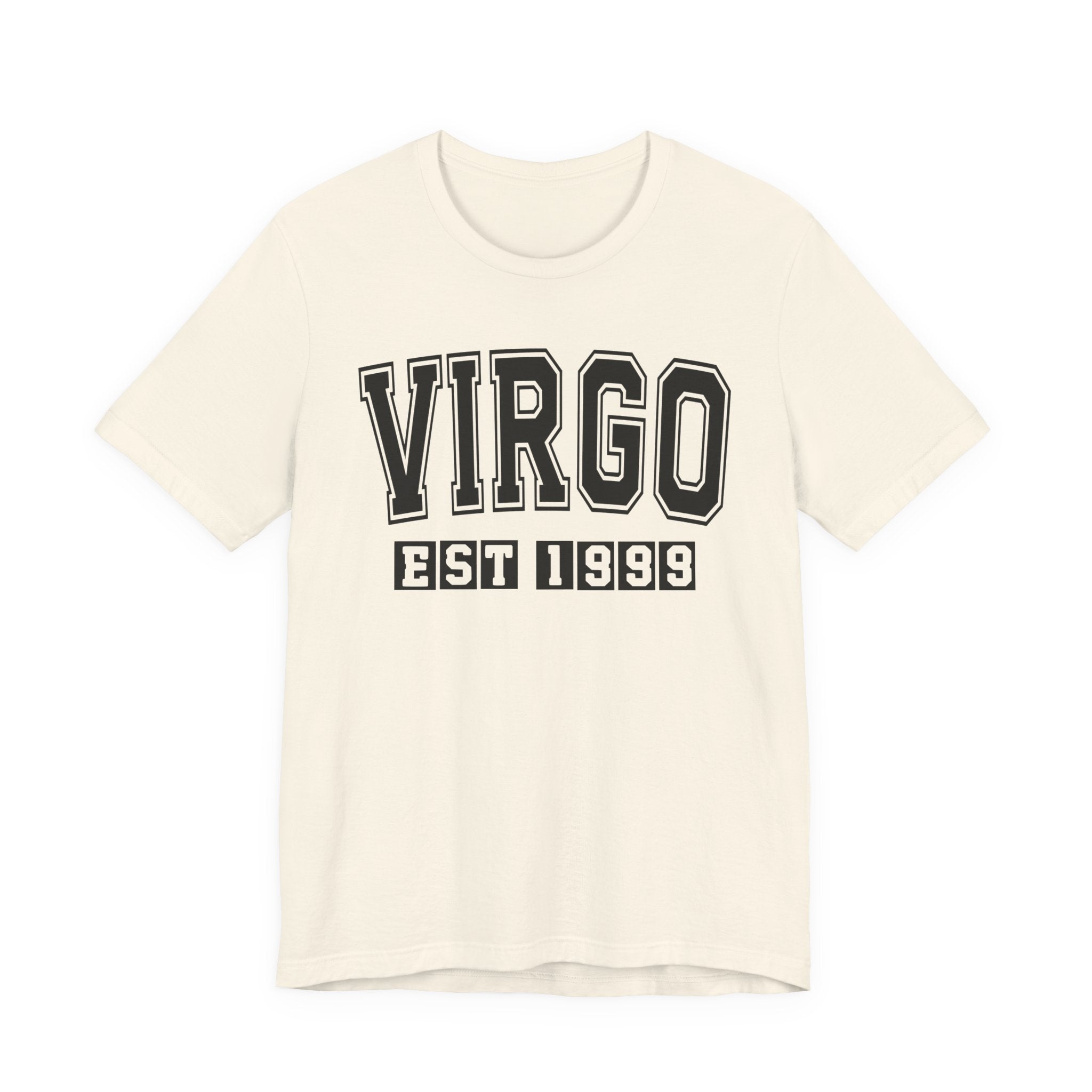 Virgo EST (YEAR) Personalization — Zodiac Birthday Tee Shirt
