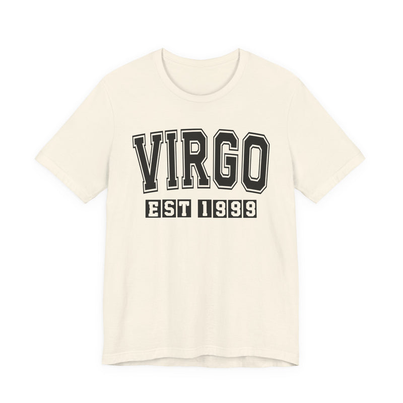 Virgo EST (YEAR) Personalization — Zodiac Birthday T-Shirt