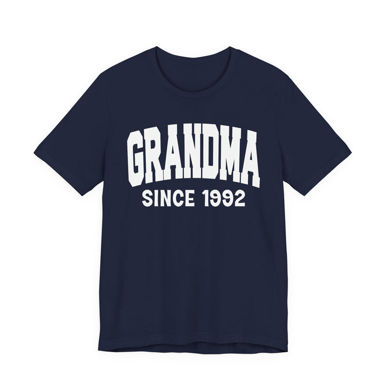 Grandma Personalization T-Shirt — Add Your Special "Since Date"