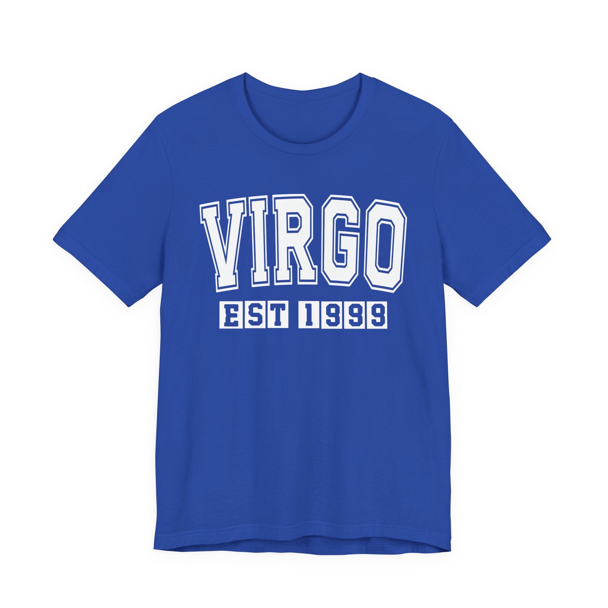Virgo EST (YEAR) Personalization — Zodiac Birthday Tee Shirt