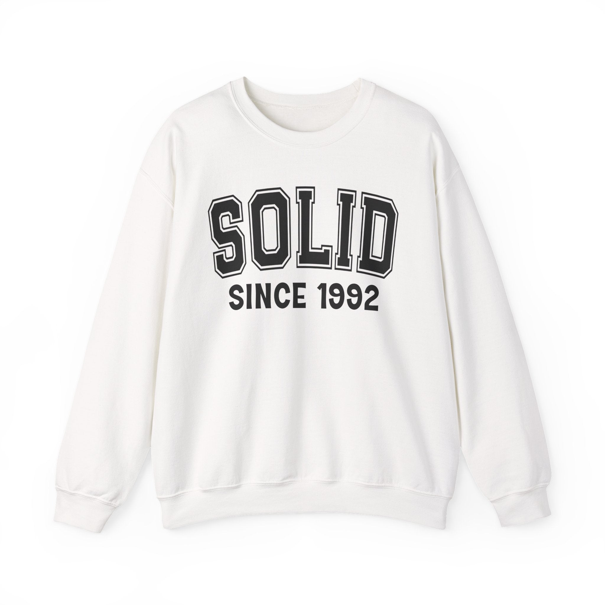 Solid Personalization Sweatshirt - Add Your Special "Since Date"
