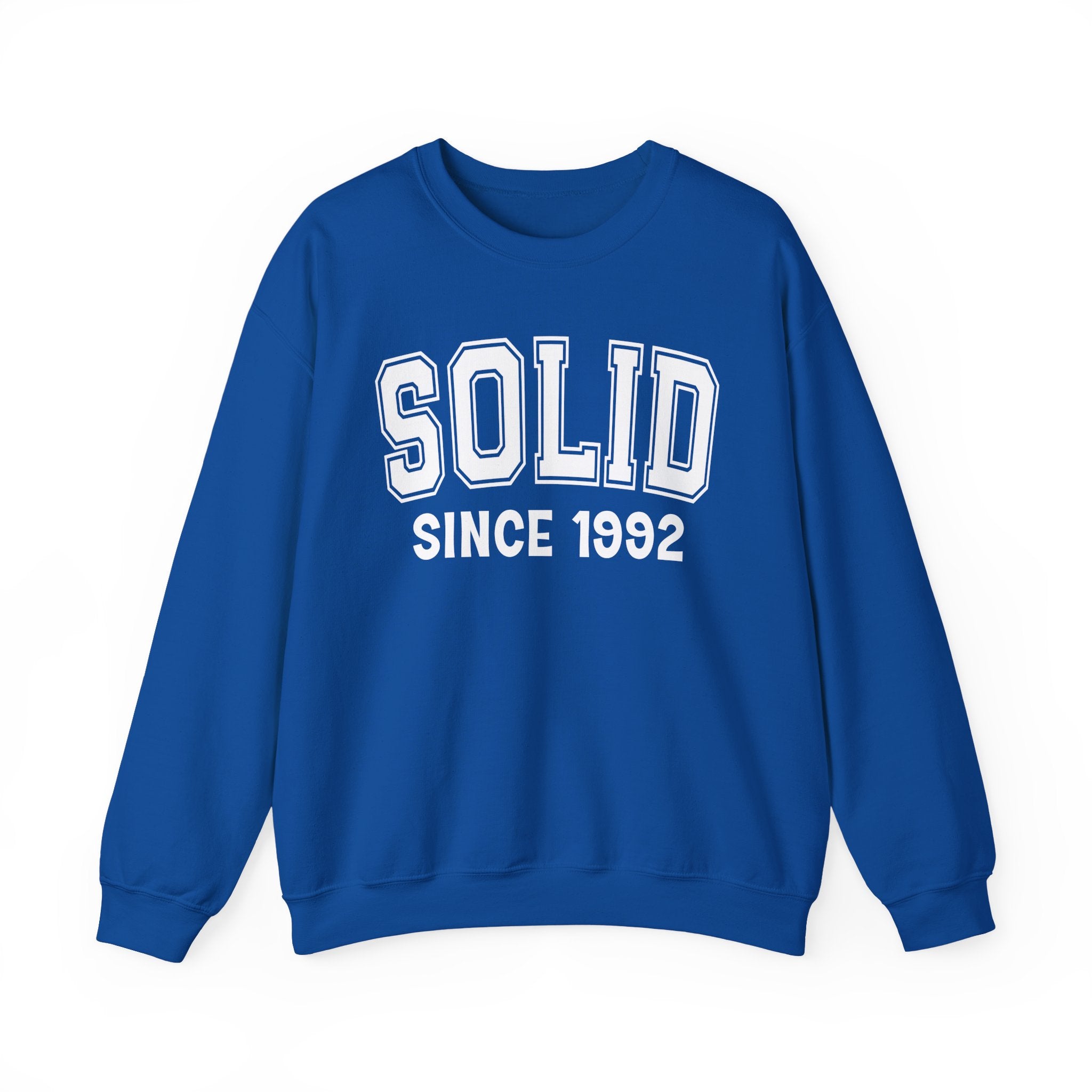 Solid Personalization Sweatshirt - Add Your Special "Since Date"
