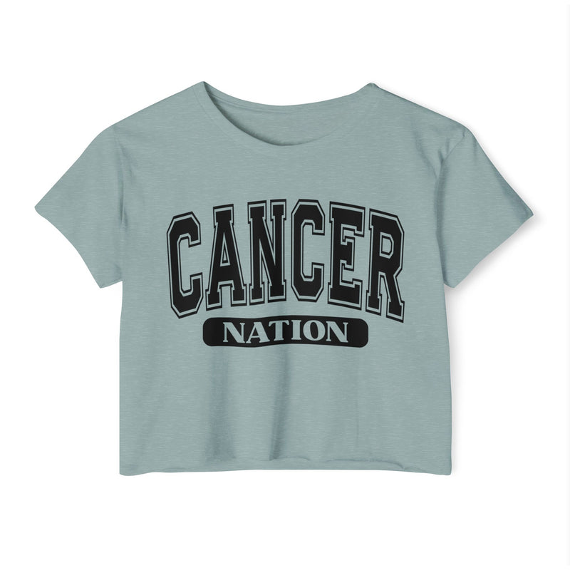 Cancer Nation — Women’s Zodiac Festival Crop Top