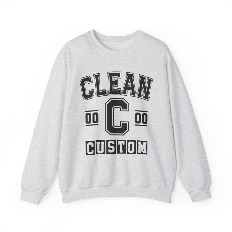 Custom Clean Varsity Sweatshirt — Customize Birthday Day/Month/Year — Customize Gemini Season/Nation