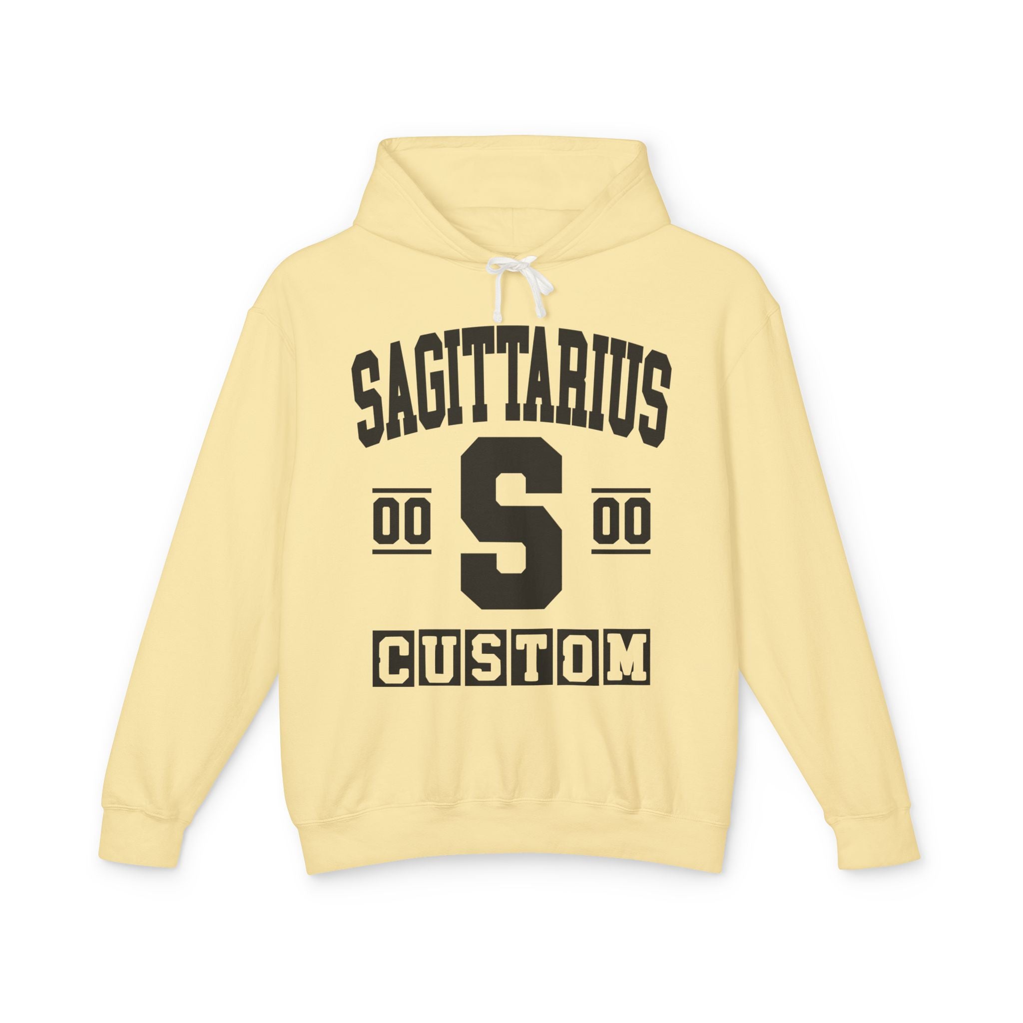 Custom Sagittarius Varsity Hoodie - Customize Birthday Day/Month/Year - Customize Gemini Season/Nation