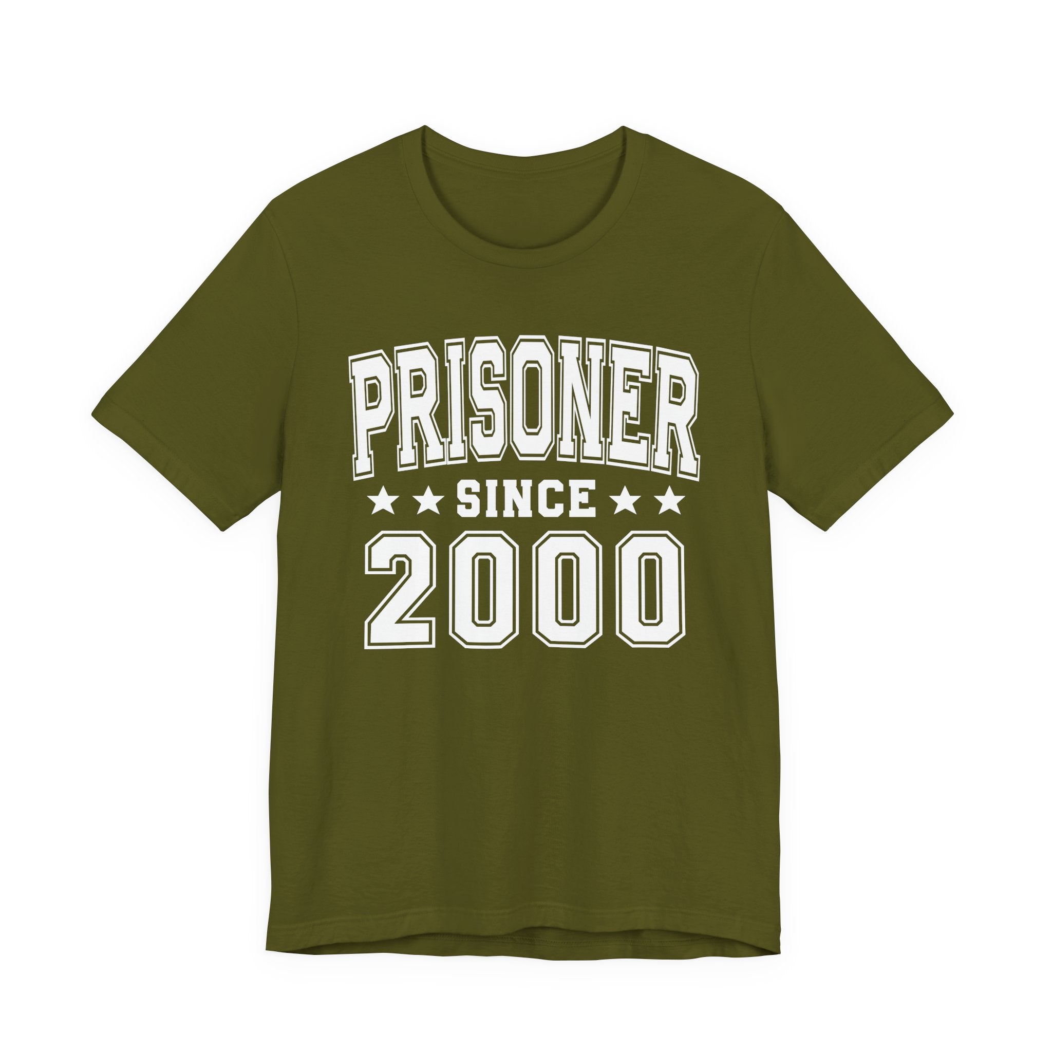 Prisoner Since (Personalized Date) —  Bride/Married T-shirt, Wedding & Anniversary Gift