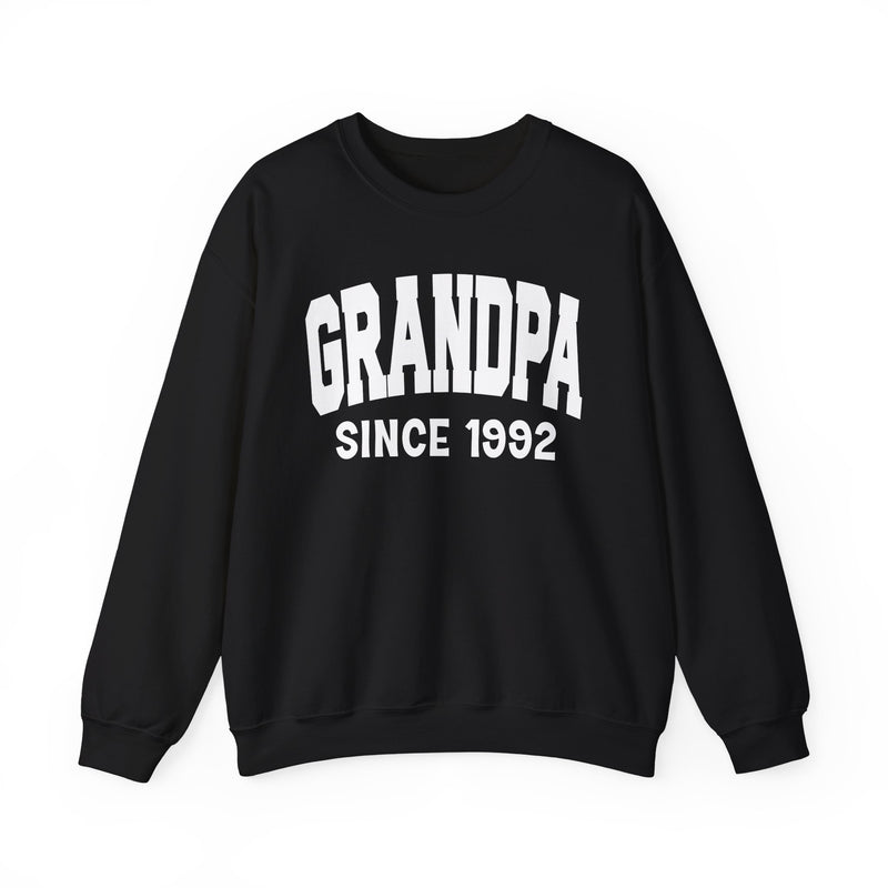 Grandpa Personalization Sweatshirt — Add Your Special "Since Date"