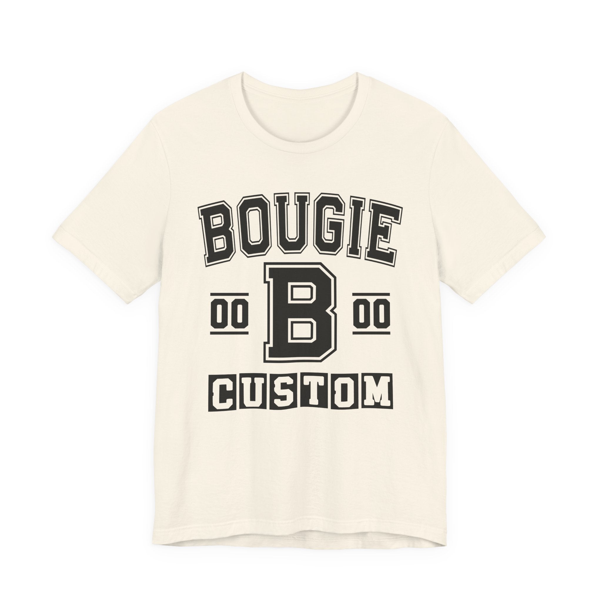 Custom Bougie Varsity Tee Shirt — Customize Birthday Day/Month/Year - Customize Season/nation/Society