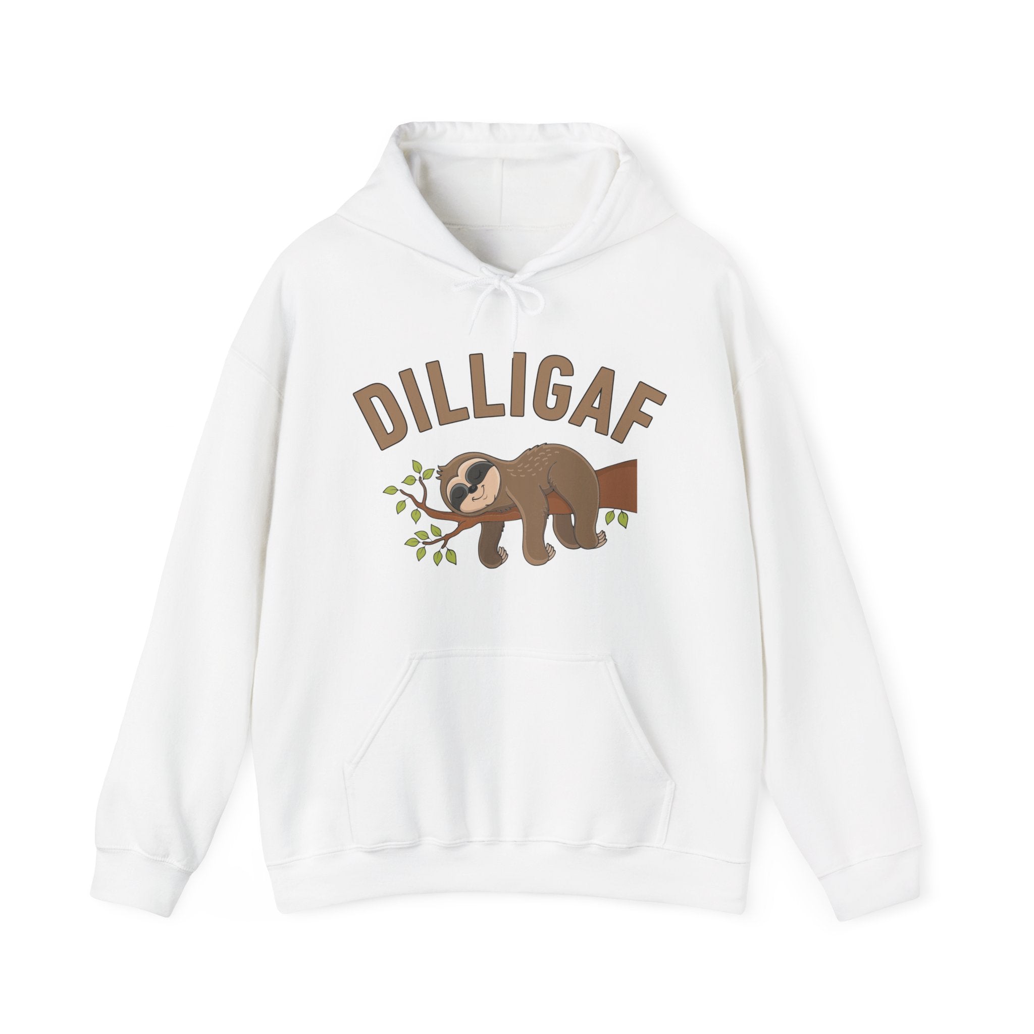 DILLIGAF — Do I Look Like I Give A Fuck—— Hoodie (sloth)