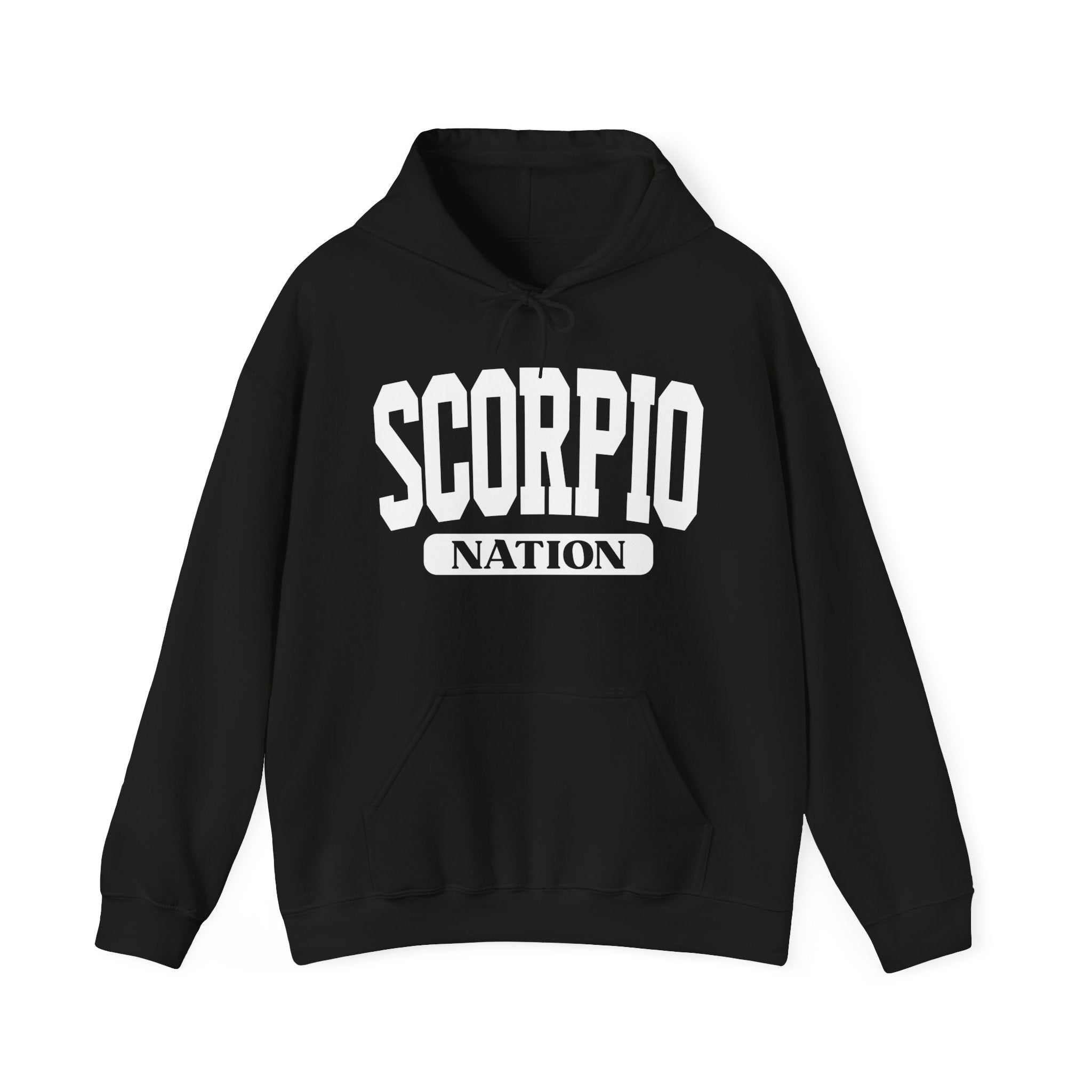 Scorpio Nation Hoodie — Zodiac Graphic Pullover for Gemini Fans