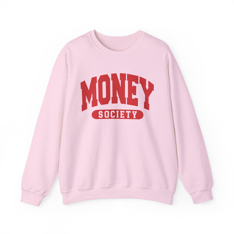 Money Society — Retro Collegiate Sweatshirt
