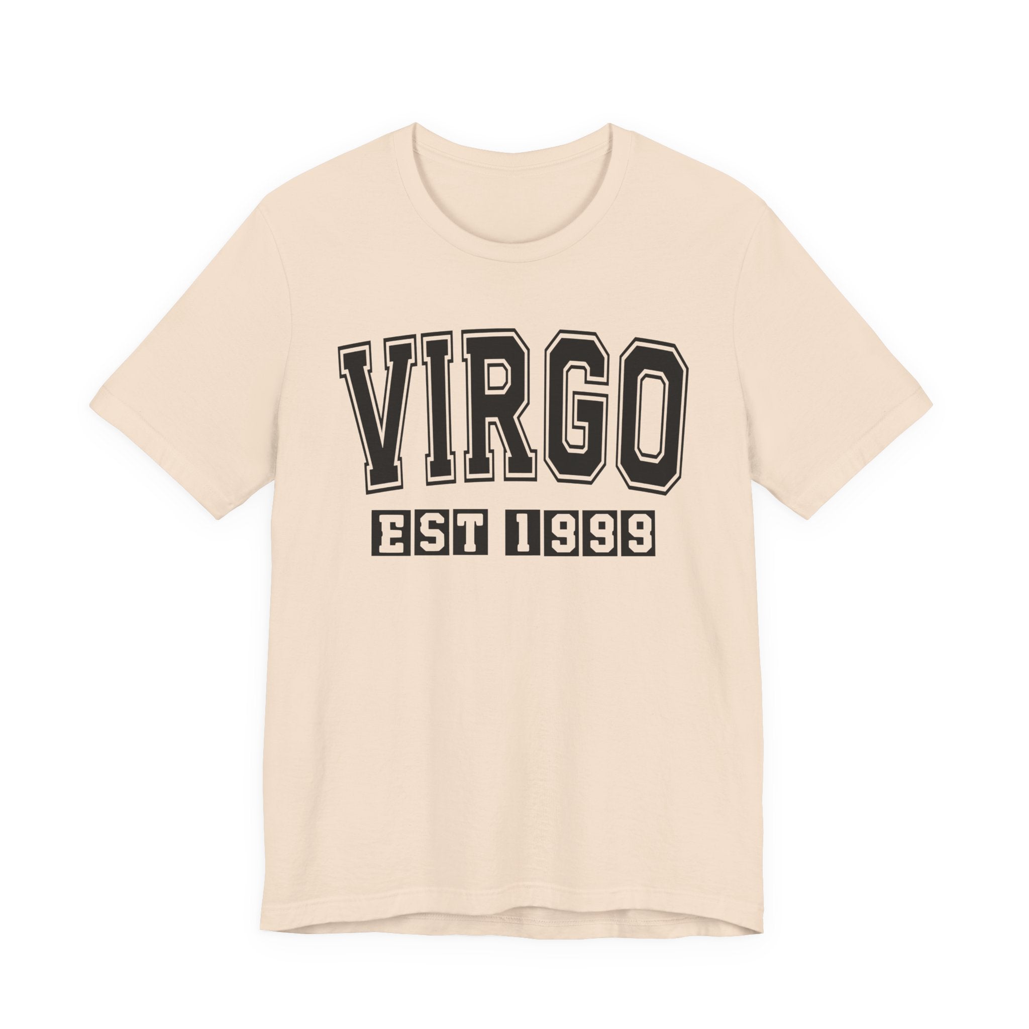 Virgo EST (YEAR) Personalization — Zodiac Birthday Tee Shirt