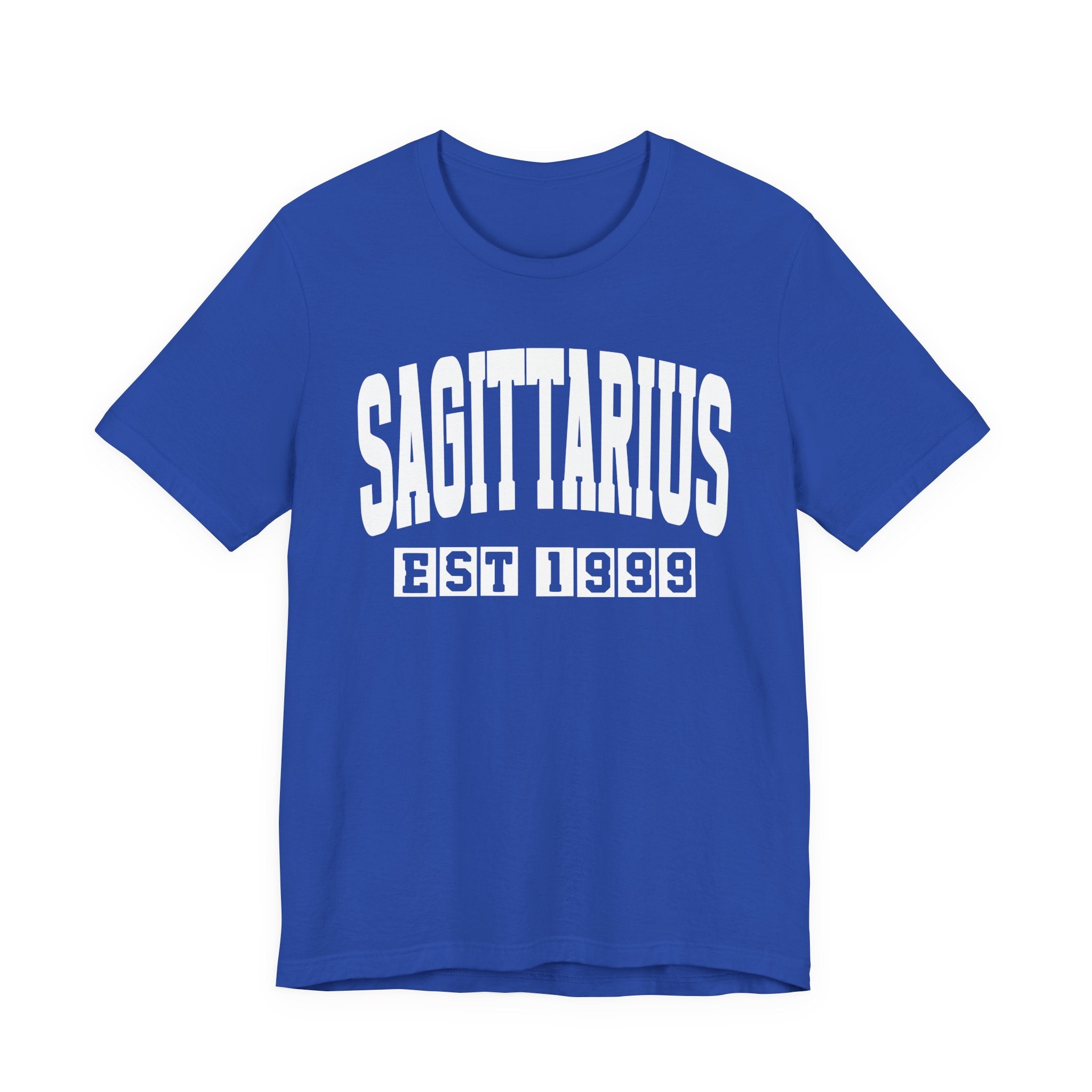 Sagittarius EST (YEAR) Personalization — Zodiac Birthday Tee Shirt