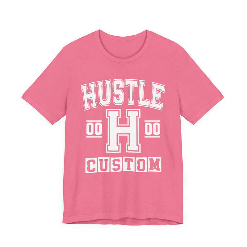 Custom Hustle Varsity T-Shirt — Customize Birthday Day/Month/Year — Customize Season/nation/Society