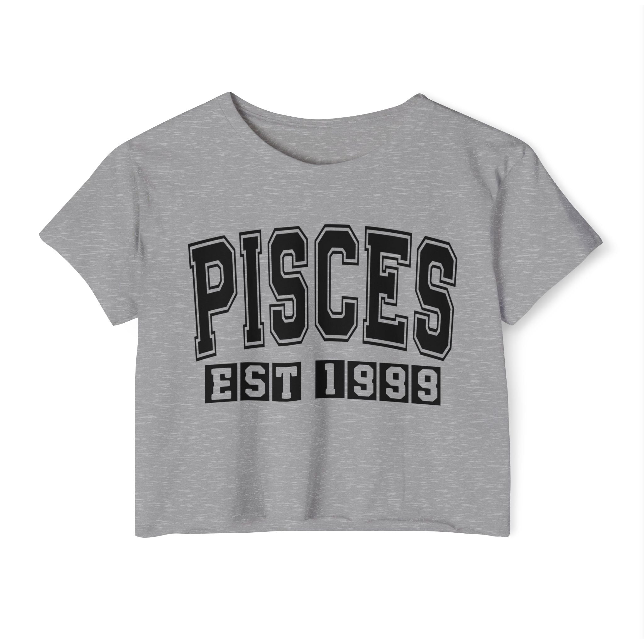 Pisces EST (YEAR) Personalization -  Crop Top