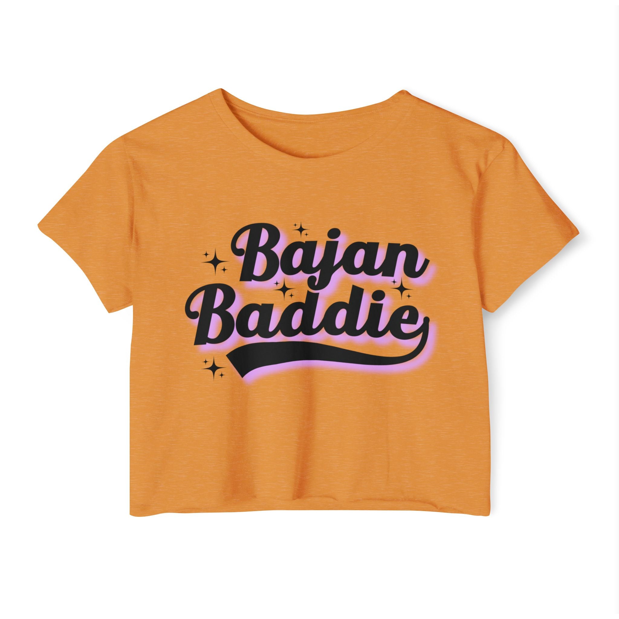 Bajan Baddie Crop Top — Women's Festival Graphic Tee
