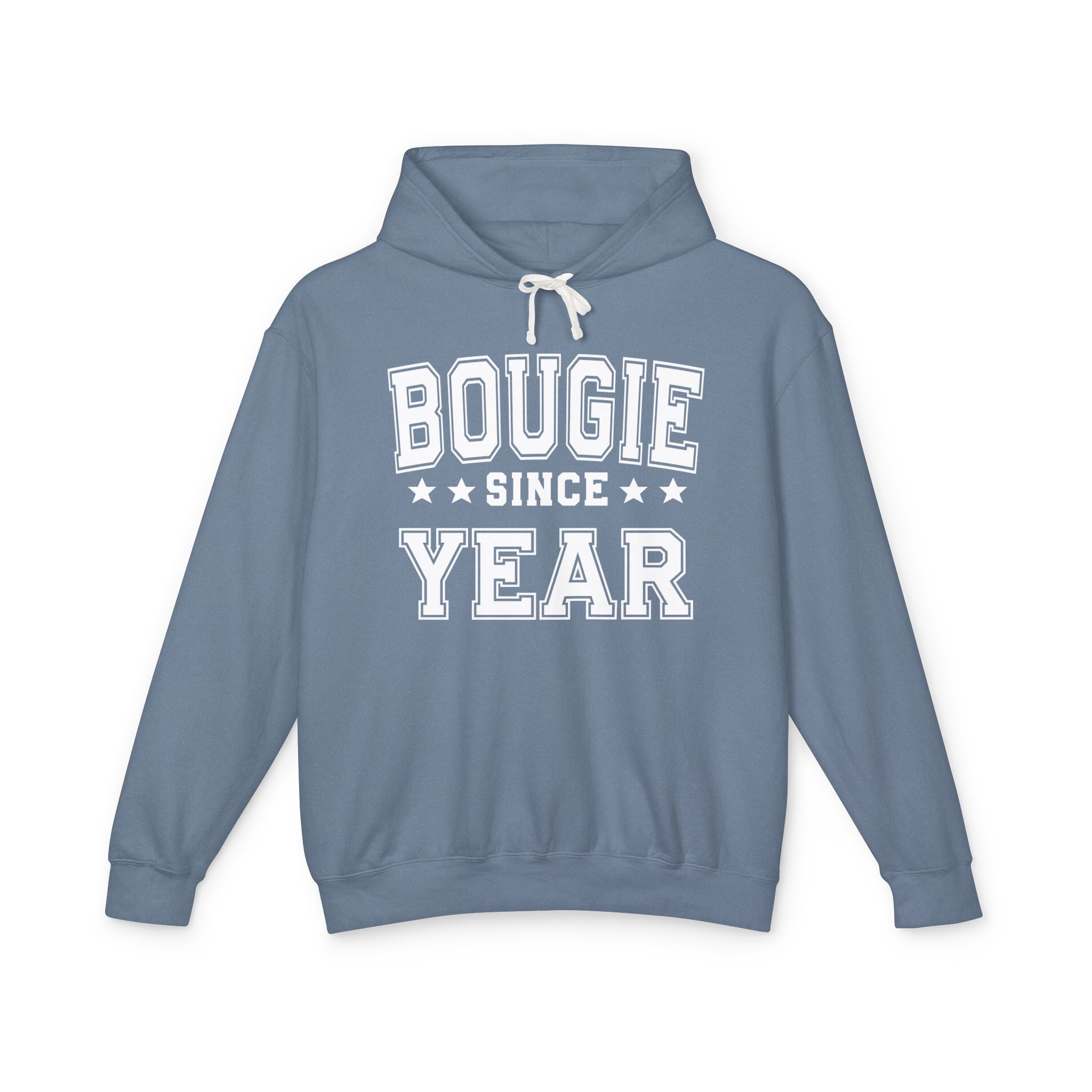 Bougie (Personalized Date) — Humorous Reflection Hoodie