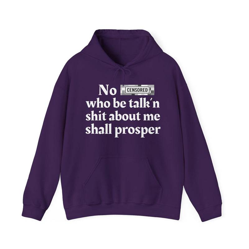 No Bitch Who Be Talk'n Shit About Me Shall Prosper — Hoodie