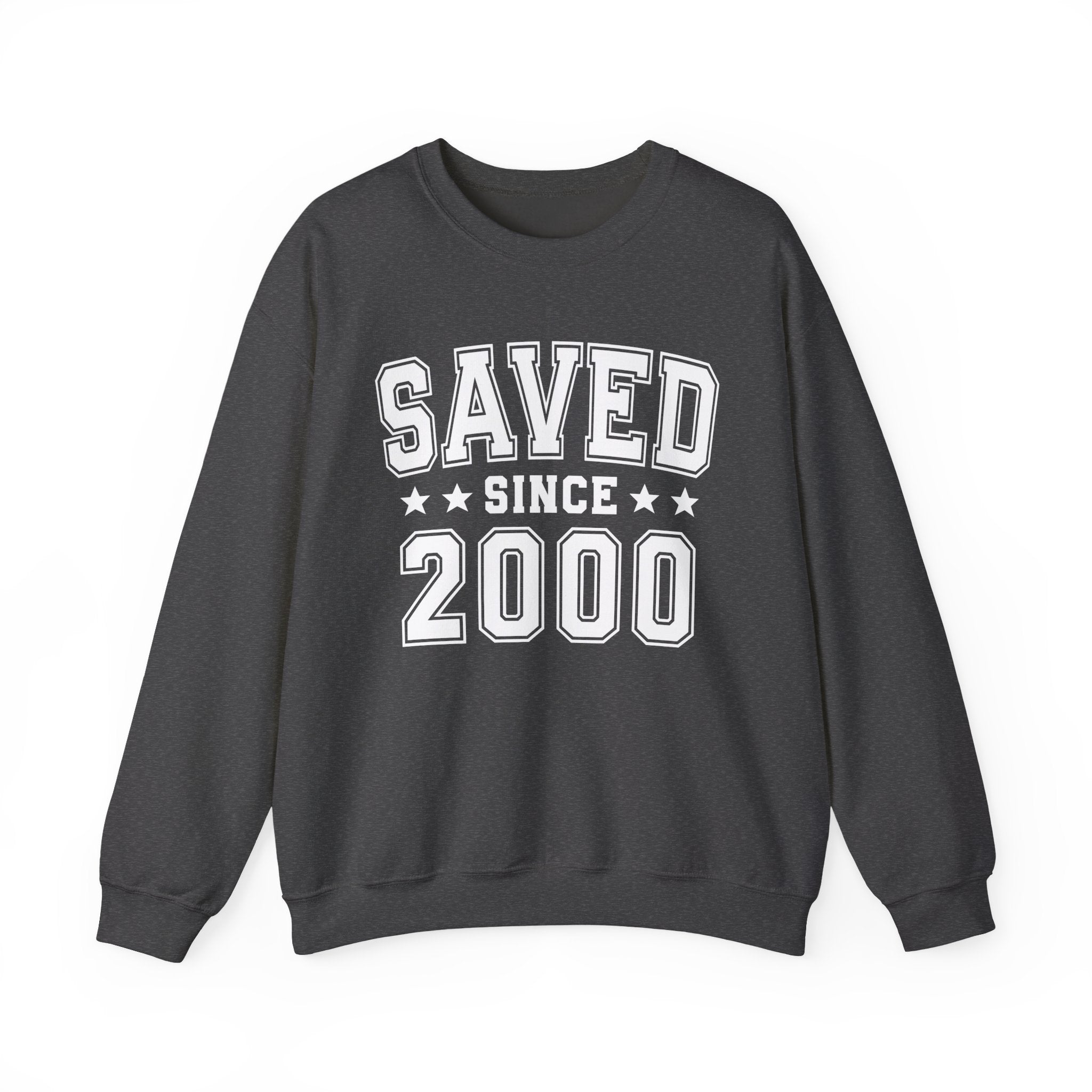 Saved Since (Personalized Date) —  Christian Milestone Sweatshirt