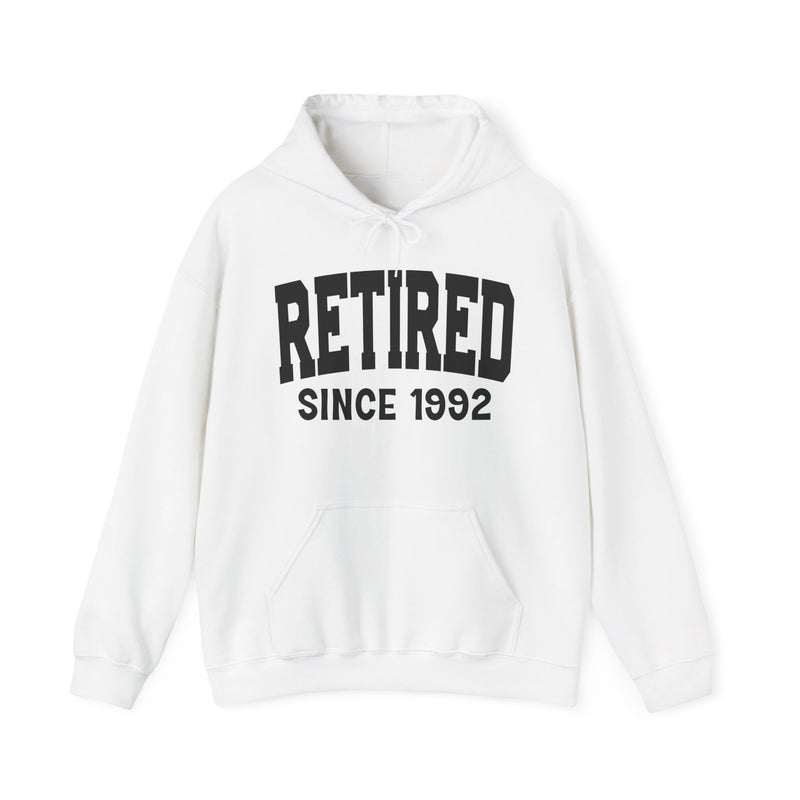 Retired Personalization Hoodie — Add Your Special "Since Date"