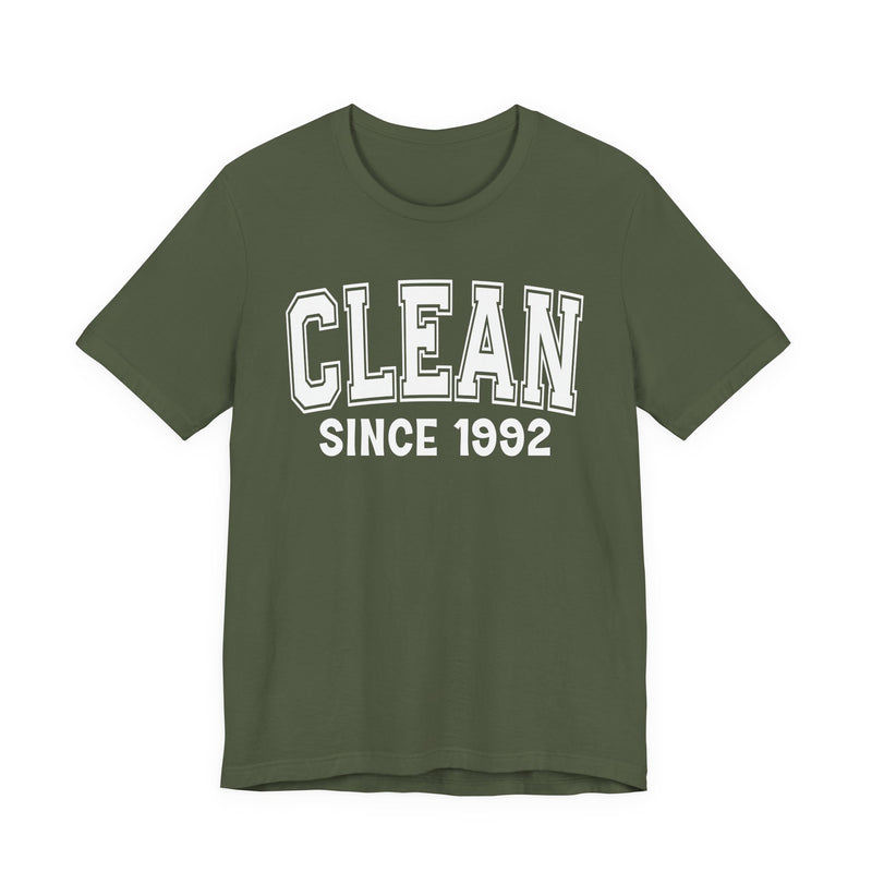 Clean Personalization T-Shirt — Add Your Special "Since Date"