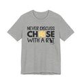 Never Discuss Cheese with a Rat T-shirt
