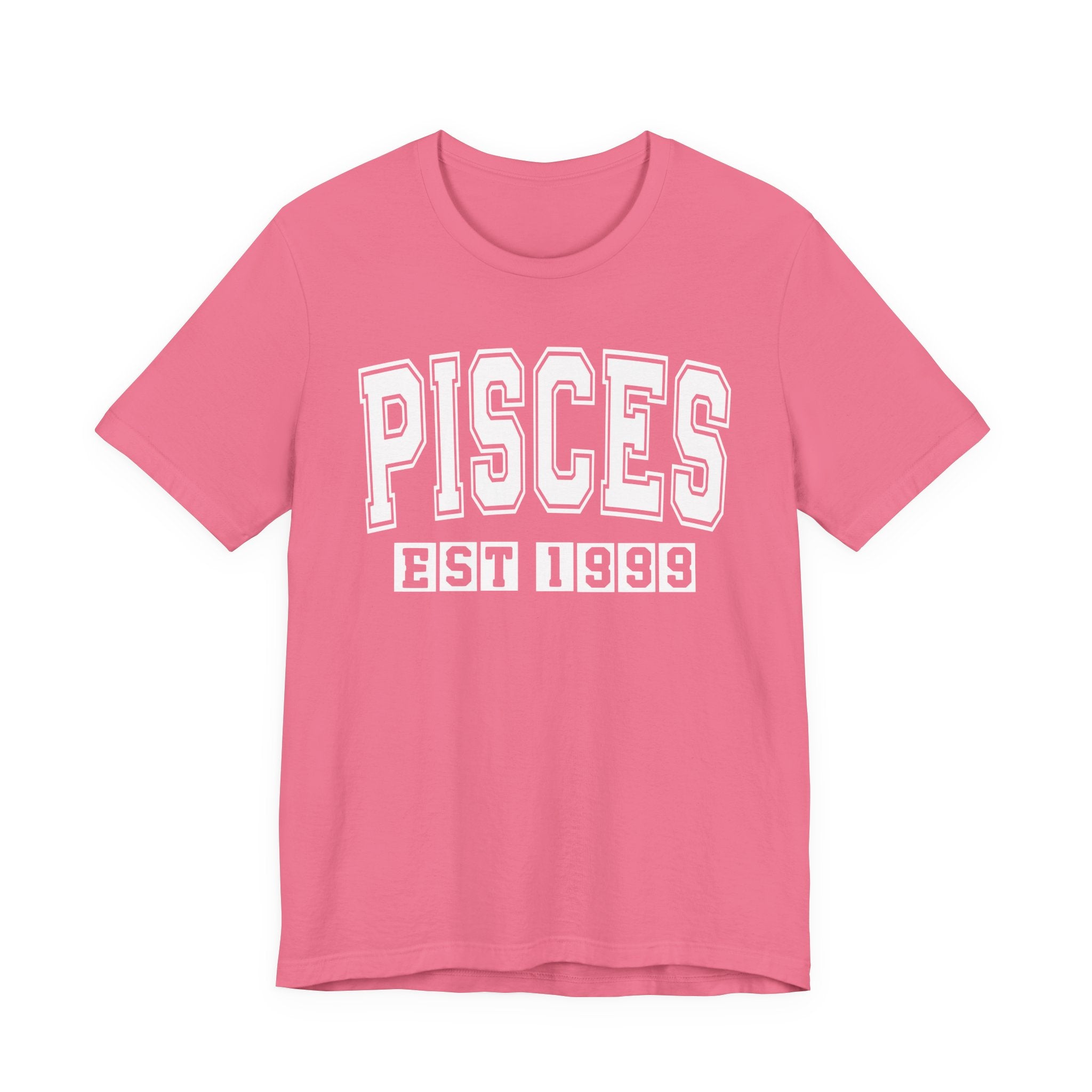 Pisces EST (YEAR) Personalization — Zodiac Birthday Tee Shirt