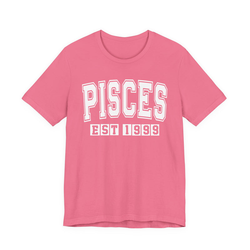 Pisces EST (YEAR) Personalization — Zodiac Birthday T-Shirt