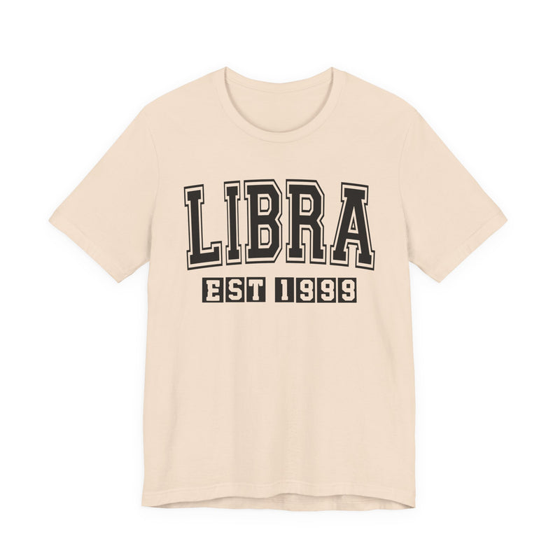 Libra EST (YEAR) Personalization — Zodiac Birthday T-Shirt