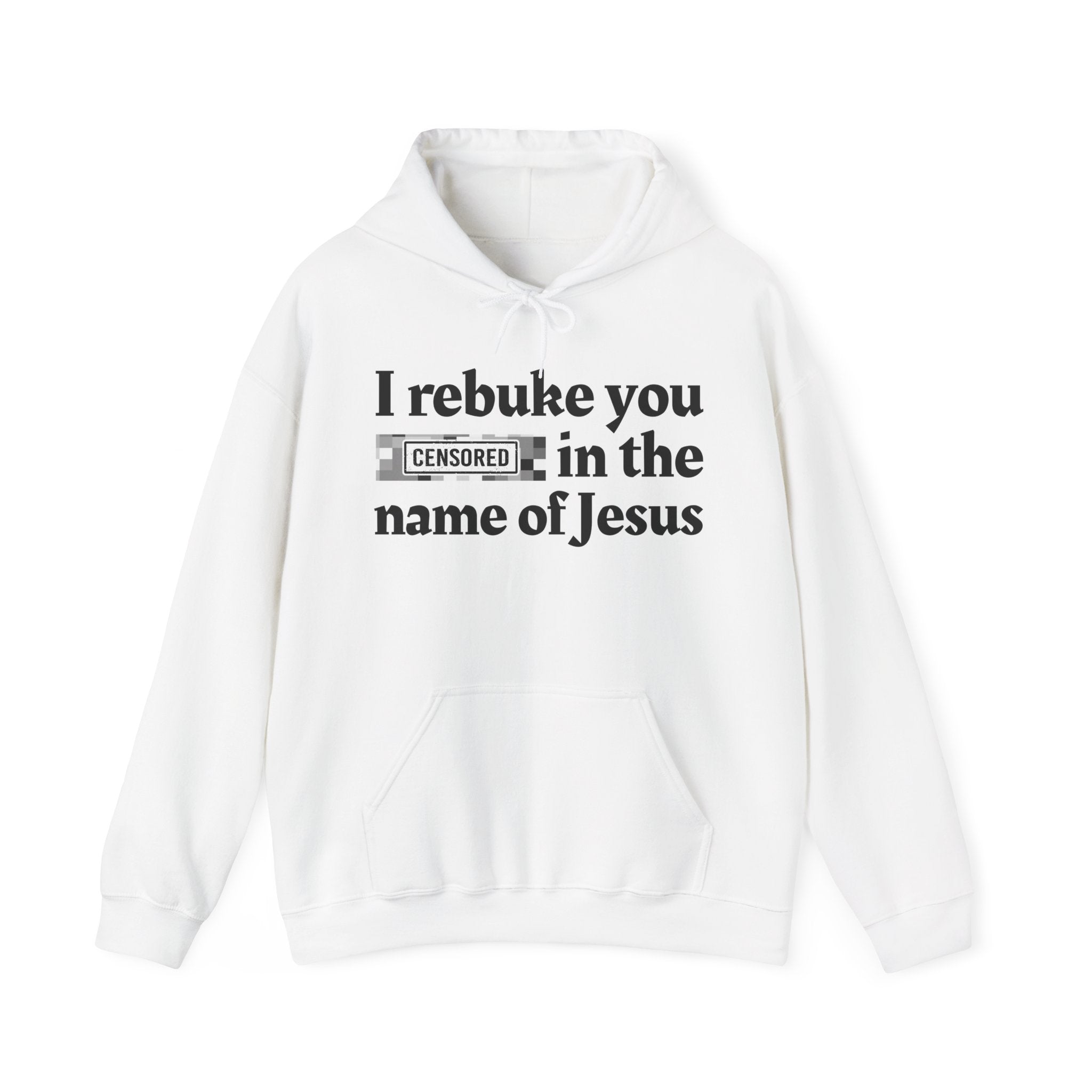 I rebuke you Bitches in the name of Jesus — Sarcastic Christian Hoodie