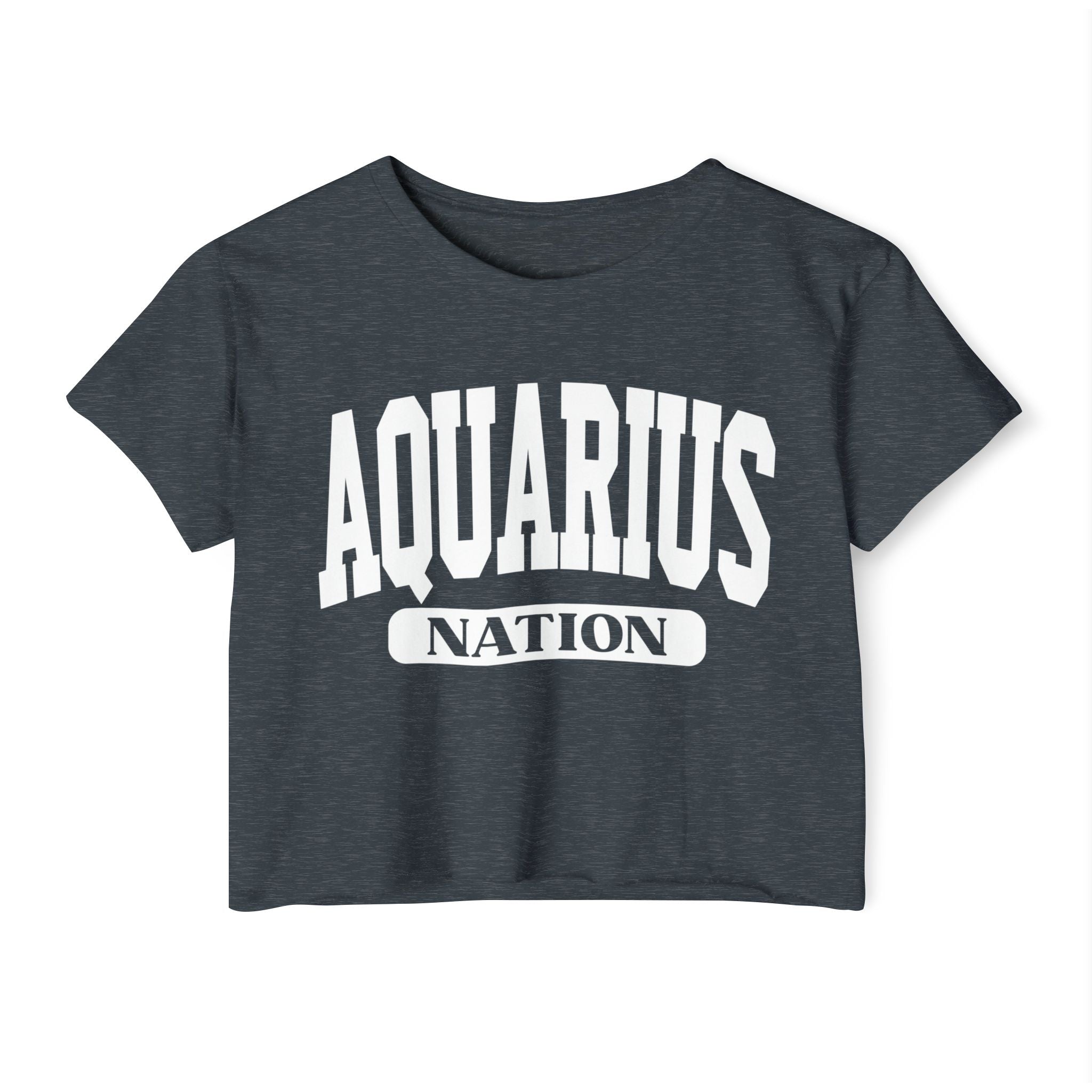 Aquarius Nation — Women’s Zodiac Festival Crop Top