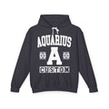 Custom Aquarius Varsity Hoodie - Customize Birthday Day/Month/Year - Customize Gemini Season/Nation