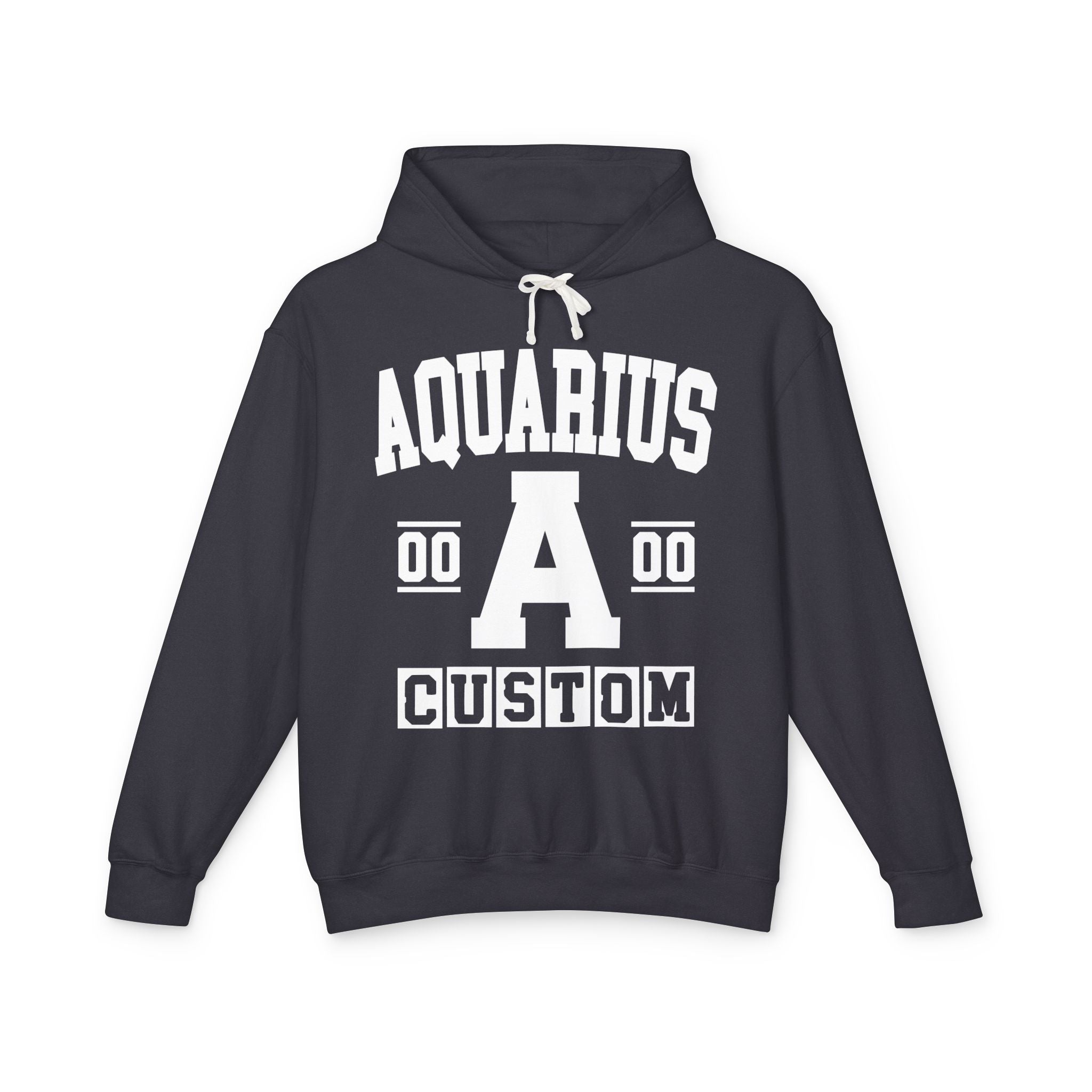 Custom Aquarius Varsity Hoodie - Customize Birthday Day/Month/Year - Customize Gemini Season/Nation
