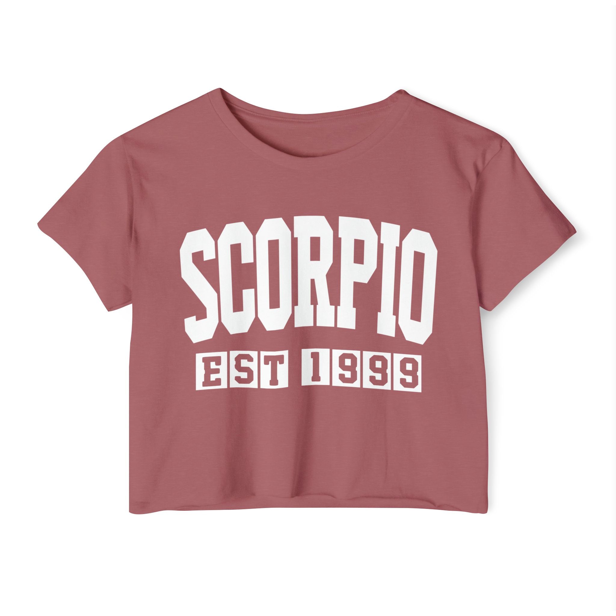 Scorpio EST (YEAR) Personalization -  Crop Top