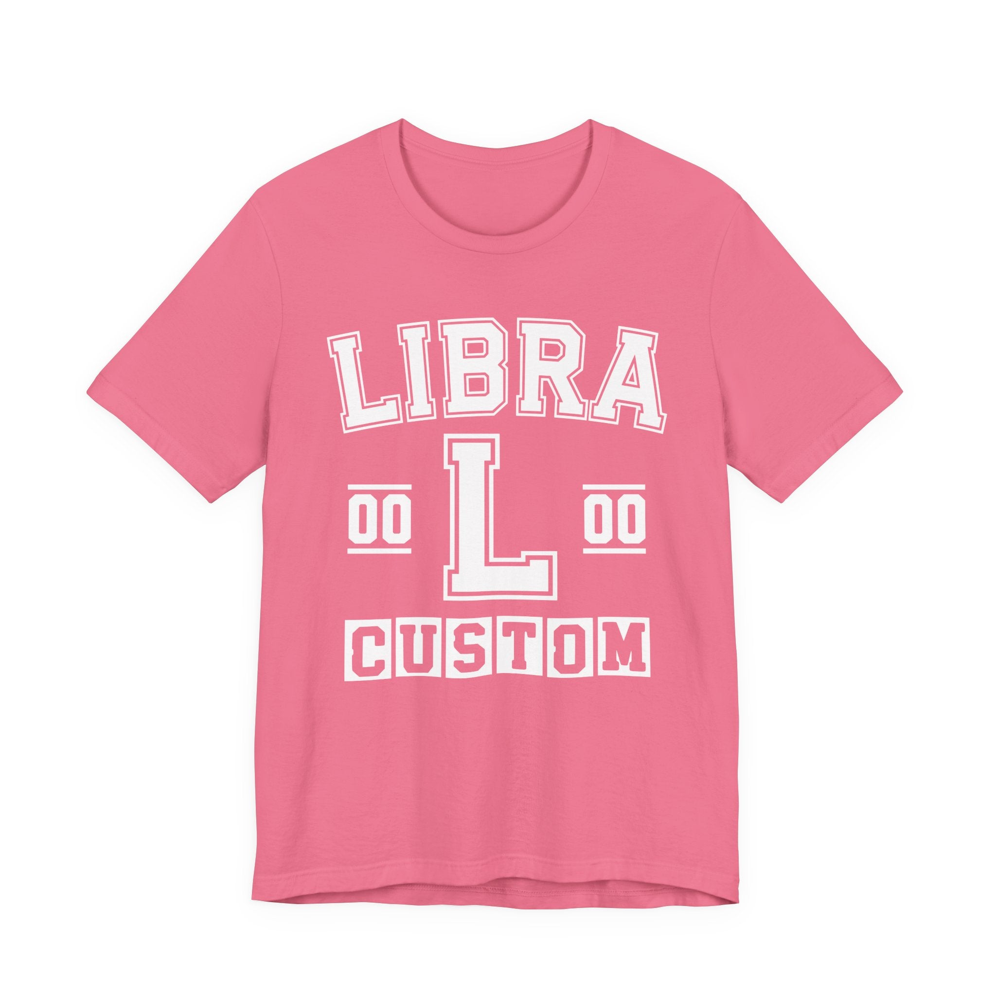 Custom Libra Varsity Tee Shirt — Customize Birthday Day/Month/Year - Customize Season/nation/Society